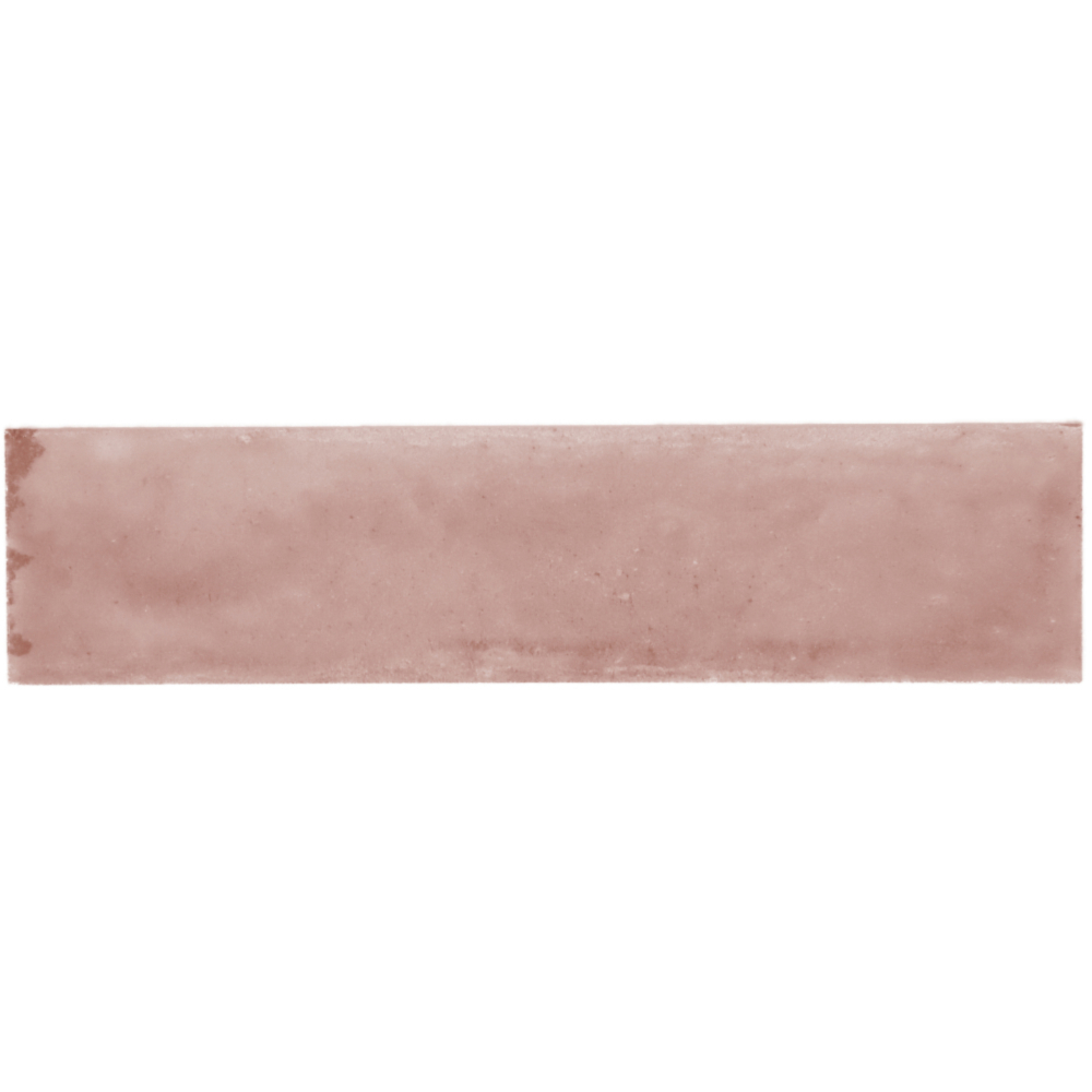 El Carme Wand- und Bodenfliese 6x24 cm rosa 