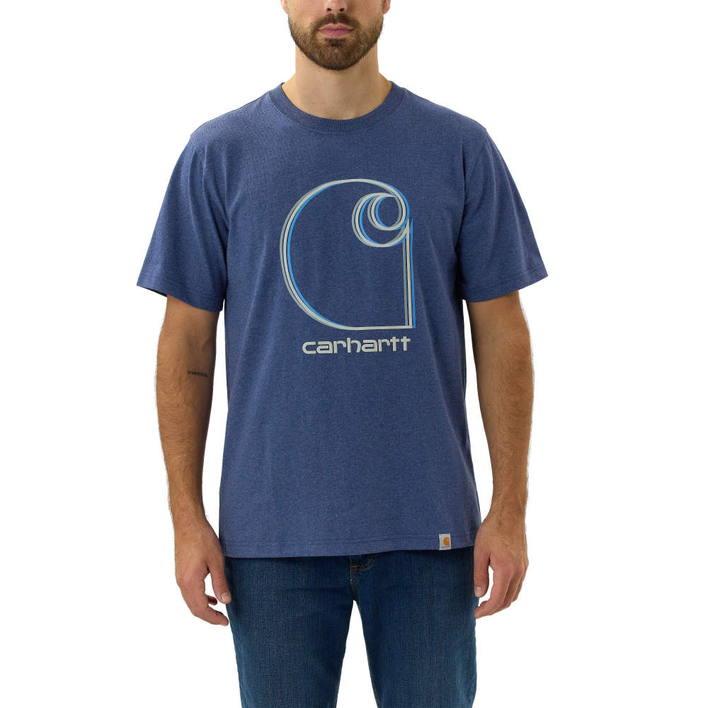 Carhartt C Graphic T-Shirt S/S Dunkelblau S