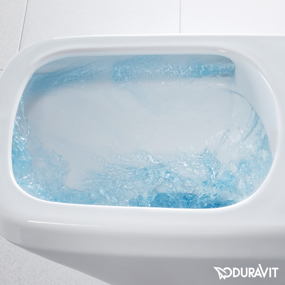 Duravit DuraStyle Wand-WC-Set Rimless 560x400x430mm weiss