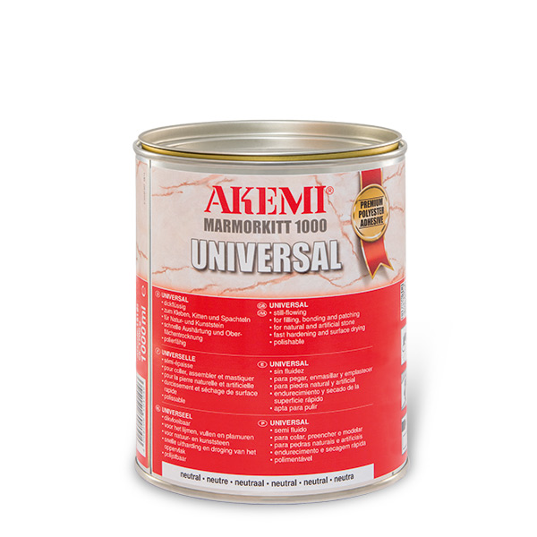 Akemi Marmorkitt 1000 Universal 150ml - Juragelb