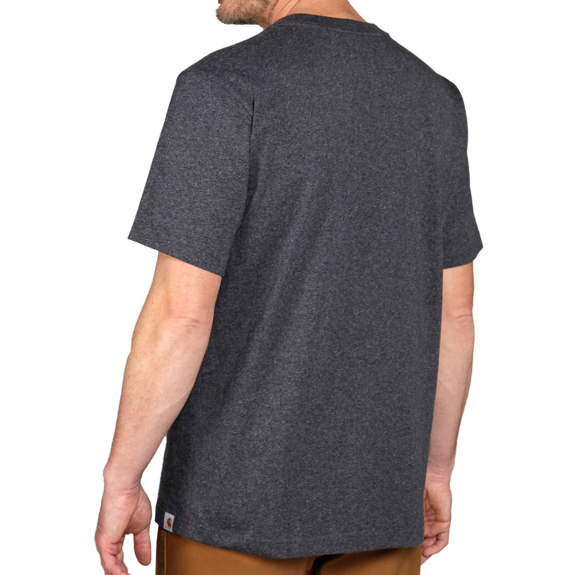 Carhartt Relaxed Fit Heavyweight S/S Logo Graphic T-Shirt grau
