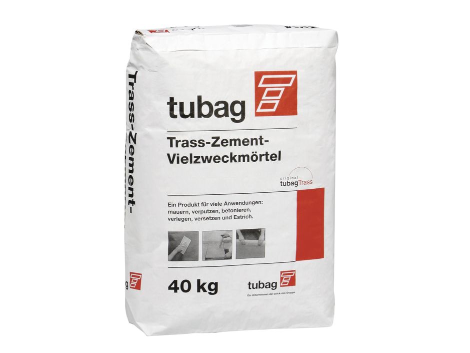 quick-mix Tubag Trass Natursteinmörtel 40kg