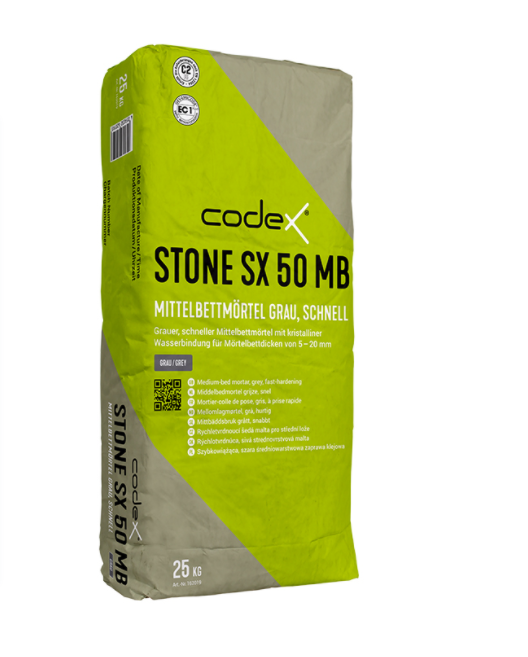 codex Stone SX 50 MB Mittelbettmörtel 25 kg 
