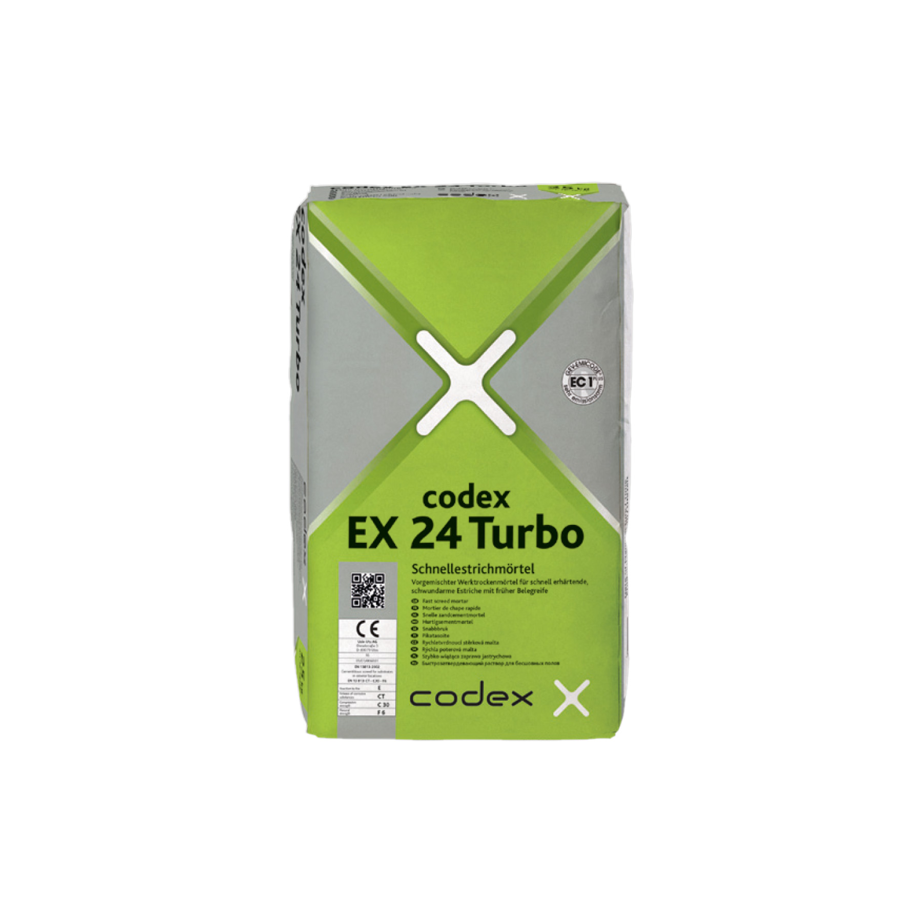 codex EX 24 Turbo Zement-Schnellestrichmörtel - 25kg 