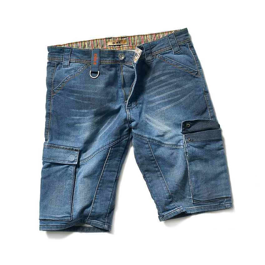 DIKE Picnic Shorts Baumwolle (SALE) blau-denim S