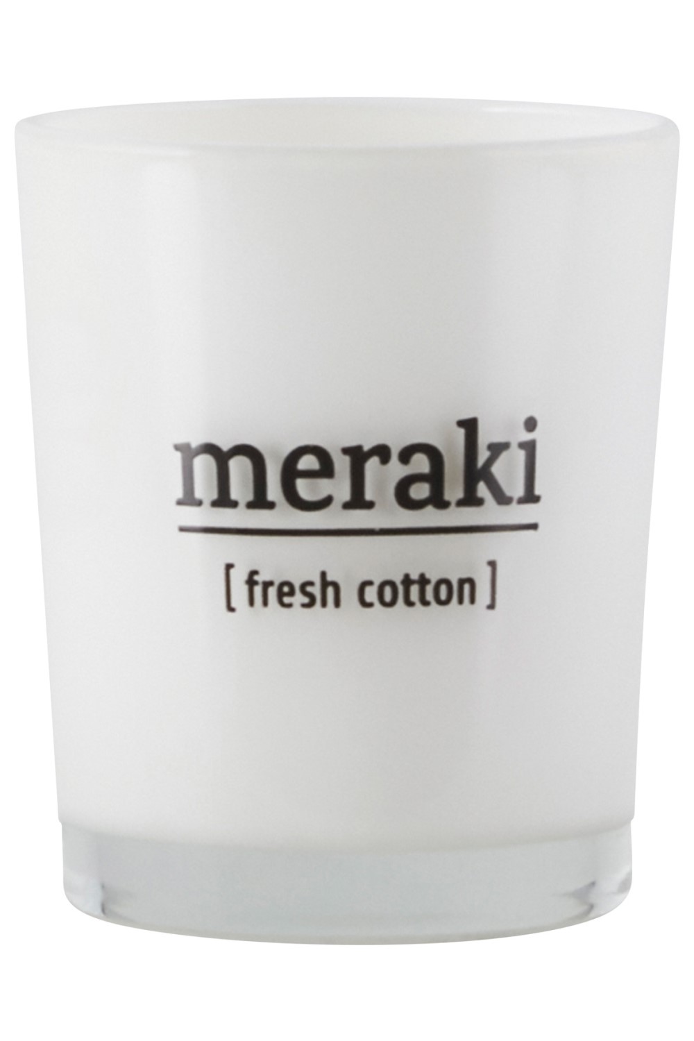 meraki Duftkerze aus Soja-Wachs fresh cotton Ø5x6cm 12h