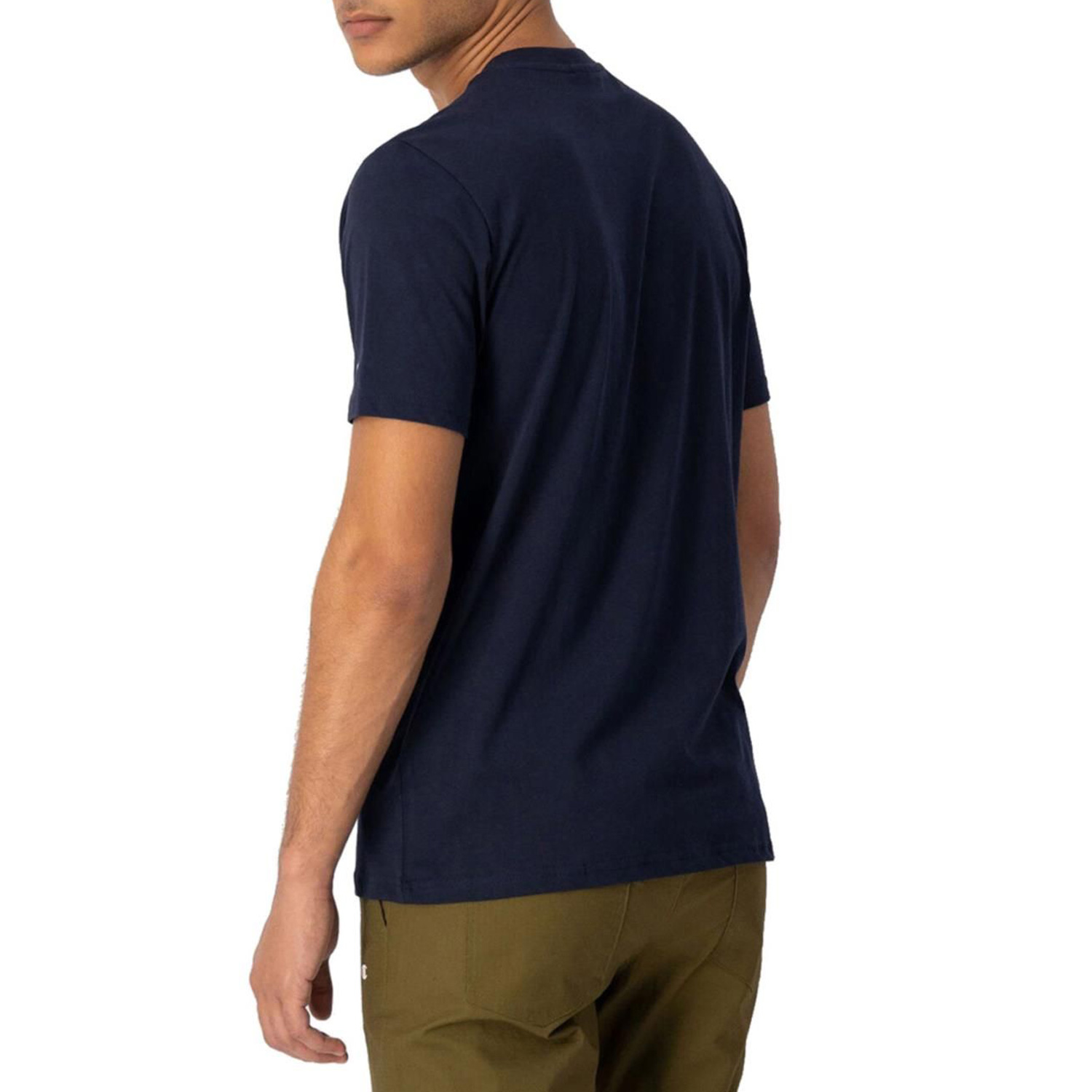 Champion T-Shirt im Comfort Fit mit Logo-Schriftzug dunkelblau