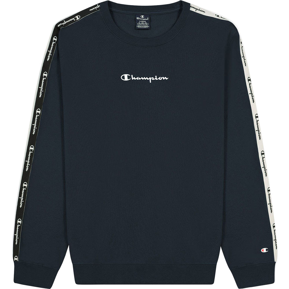 Champion Legacy Sweatshirt Logopaspel dunkelblau S