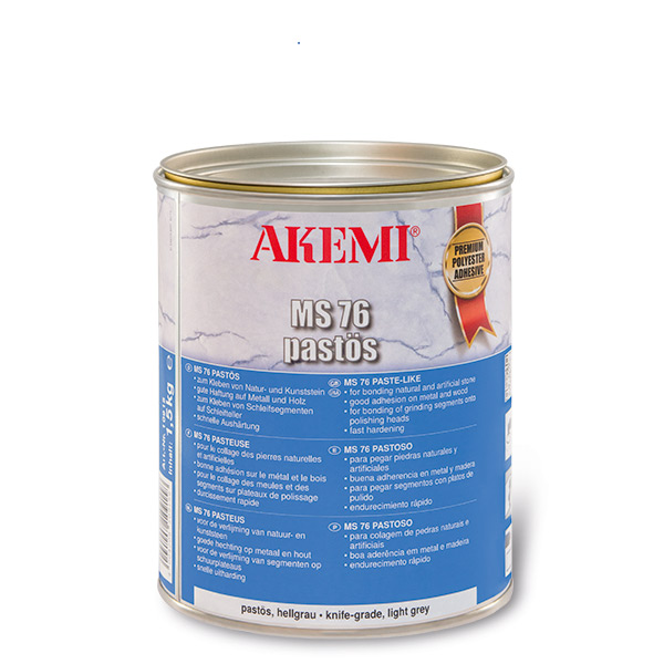 Akemi Stein- & Marmorkleber MS76 1,5kg - Hellgrau