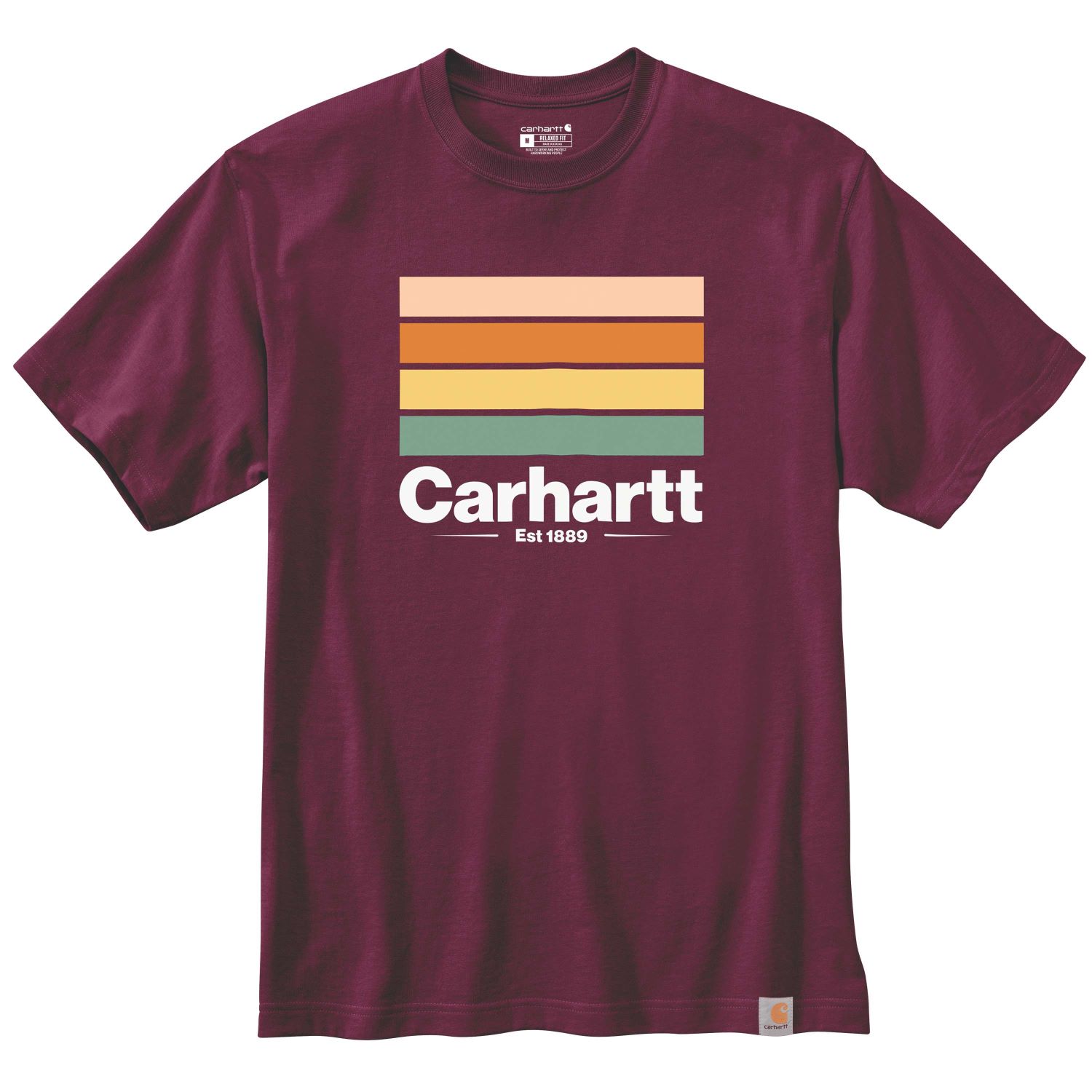 Carhartt Relaxed Fit Heavyweight port rot