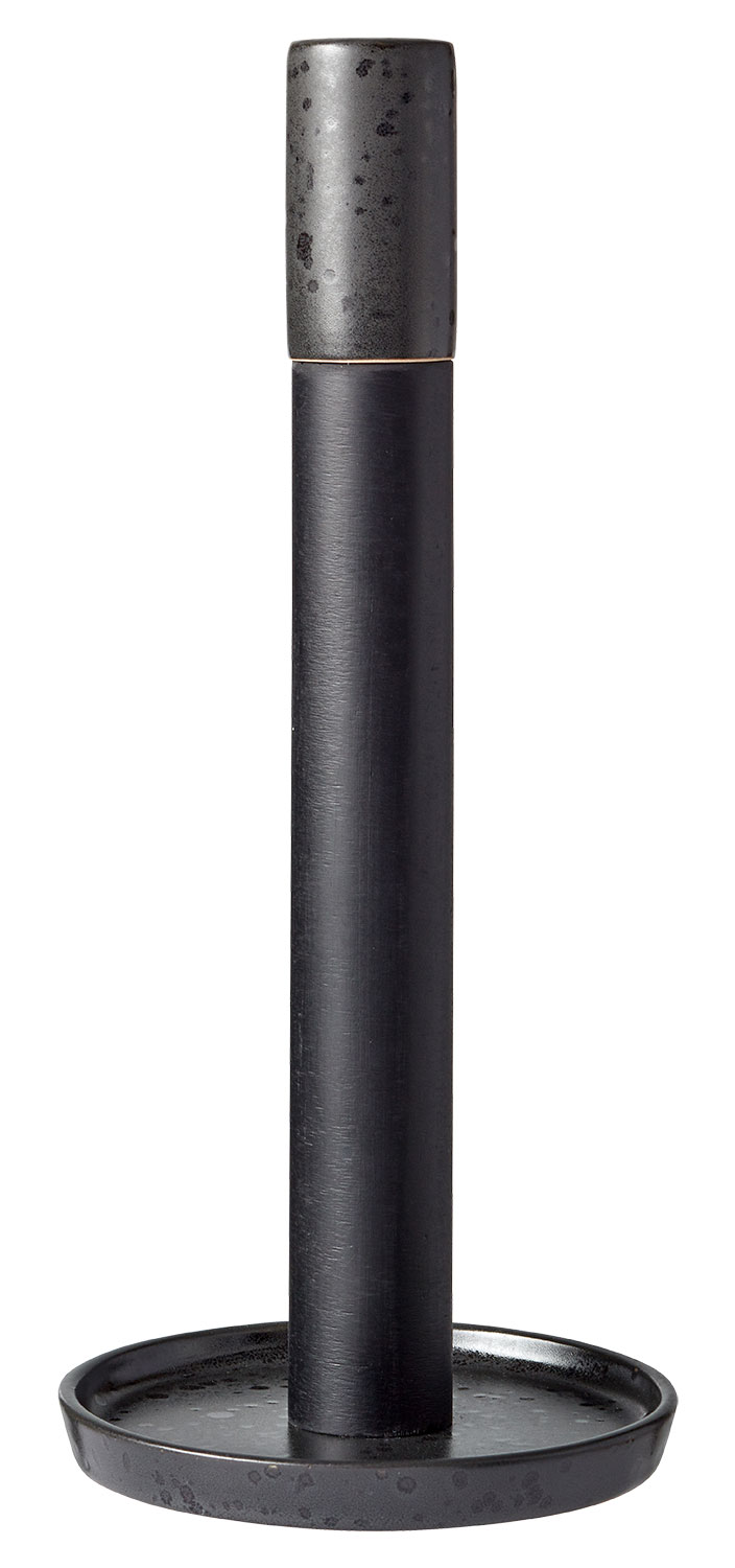 BITZ Küchenrollenhalter Ø13x28 cm schwarz