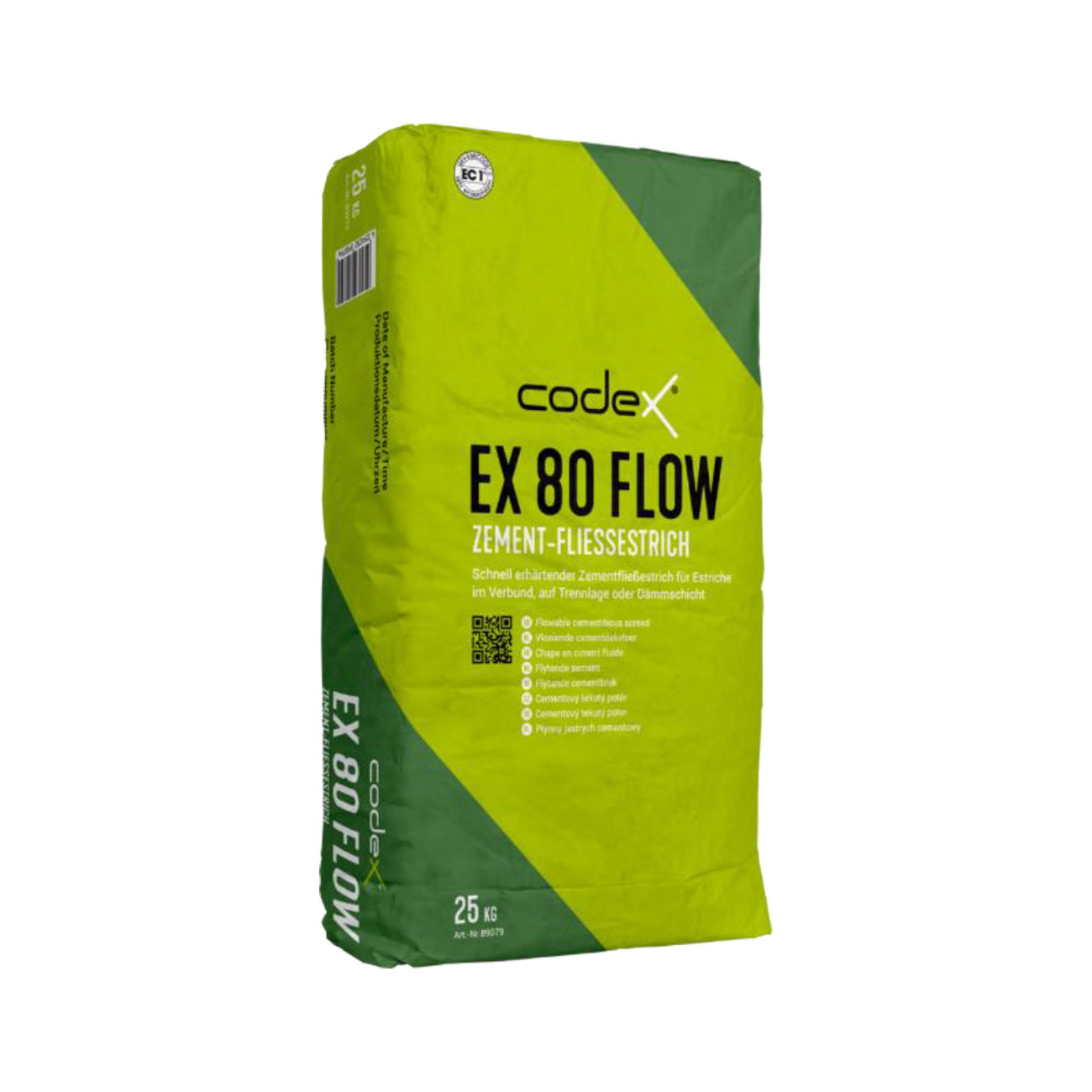 codex EX 80 Flows Zementstrich 25kg 