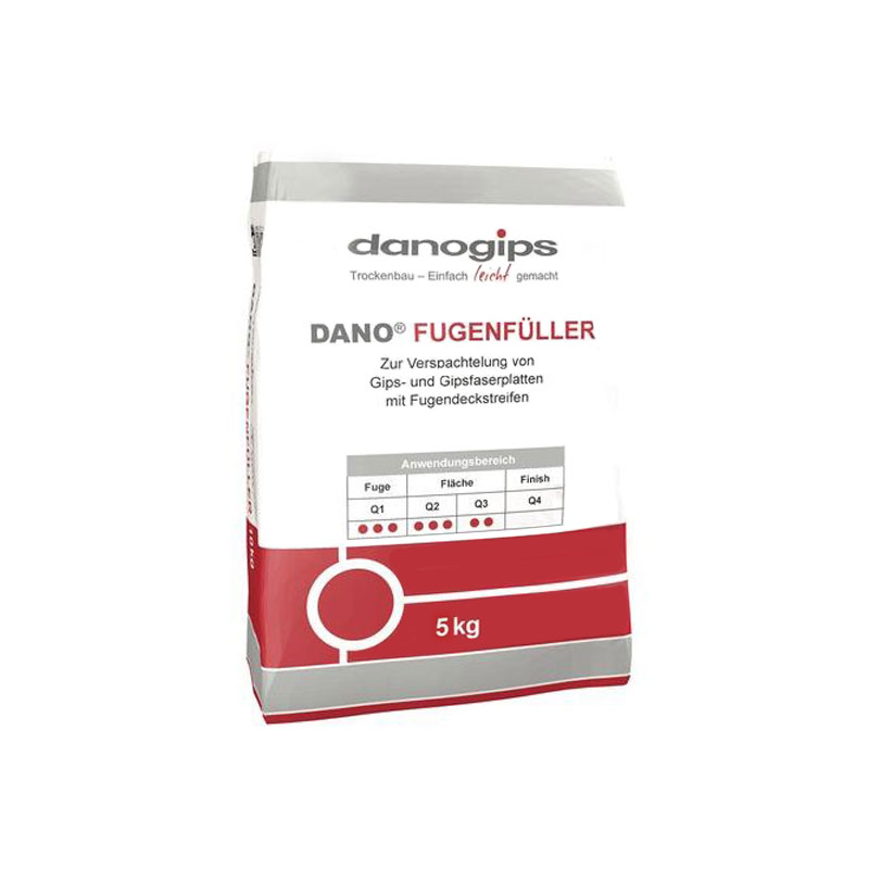 danogips Fugenfüller Soft 5kg/Beutel für Verspachtelungen mit Fugendeckstreifen