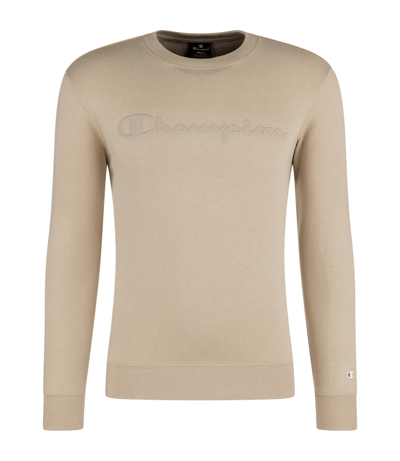 Champion Sweatshirt aus schwerem French Terry mit Logo-Schriftzug ocker