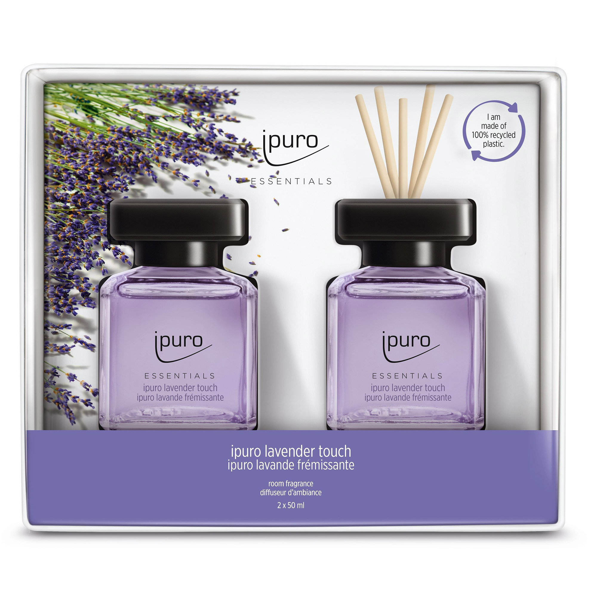 ipuro lavender touch Raumduft 2er Set 50ml 