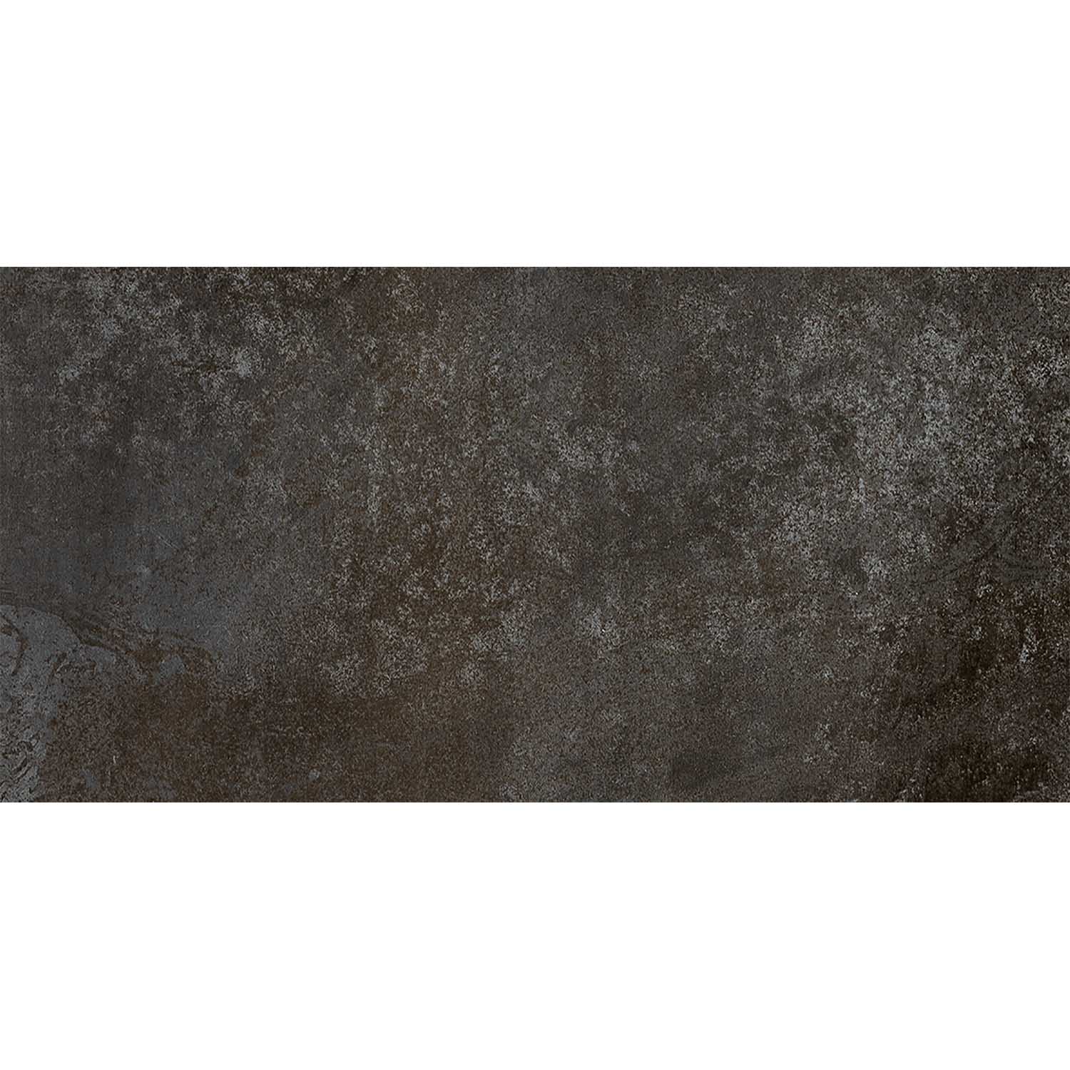 ASCOT Bodenfliese 30x60 cm Schwarz matt
