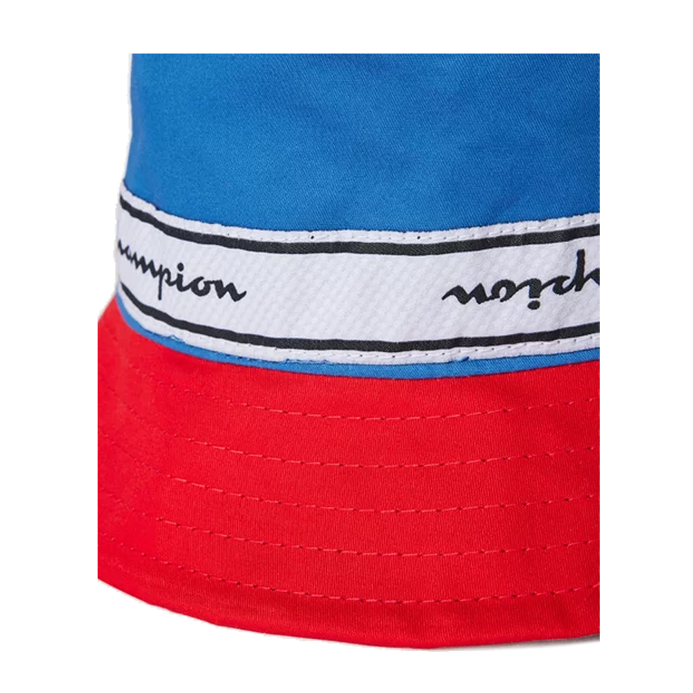 Champion Bucket Cap Anglerhut Blau-Rot Gr. M-L 