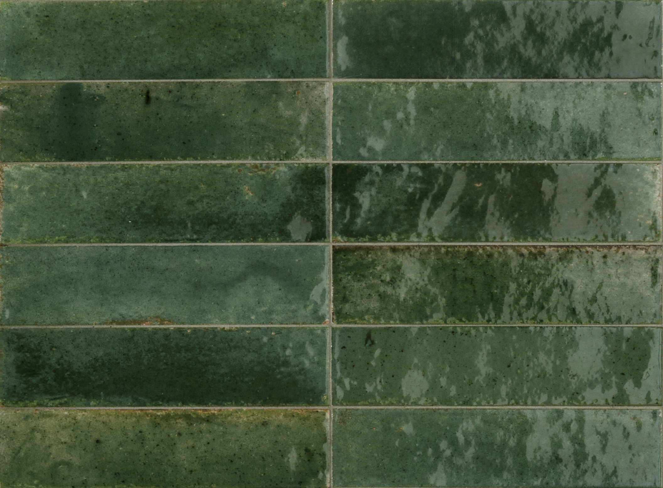 El Carme Wand- und Bodenfliese 6x24 cm grün 
