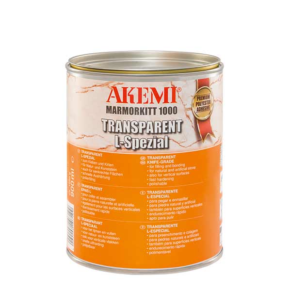 Akemi Marmorkitt 1000 Transparent L-Spezial 900ml – honiggelb
