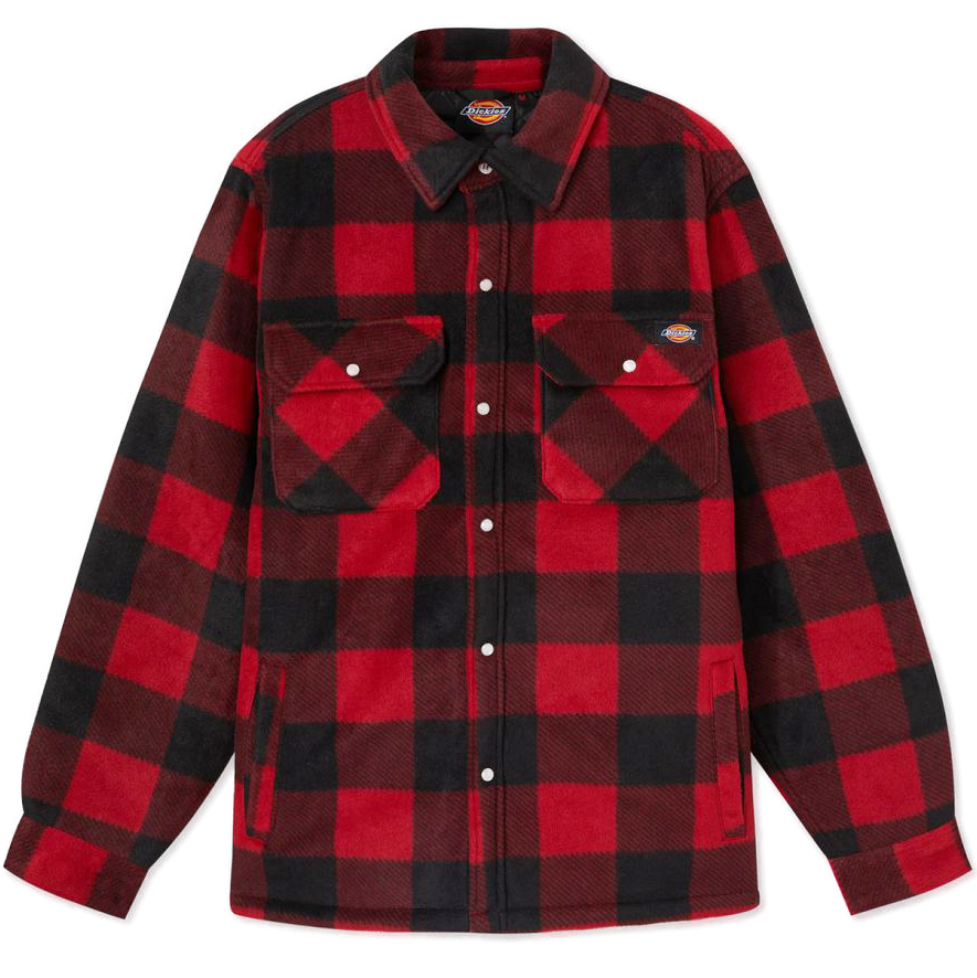 DICKIES Portland Shirt Red/Black Hemd, Rot-Schwarz, gefüttert, kariert M