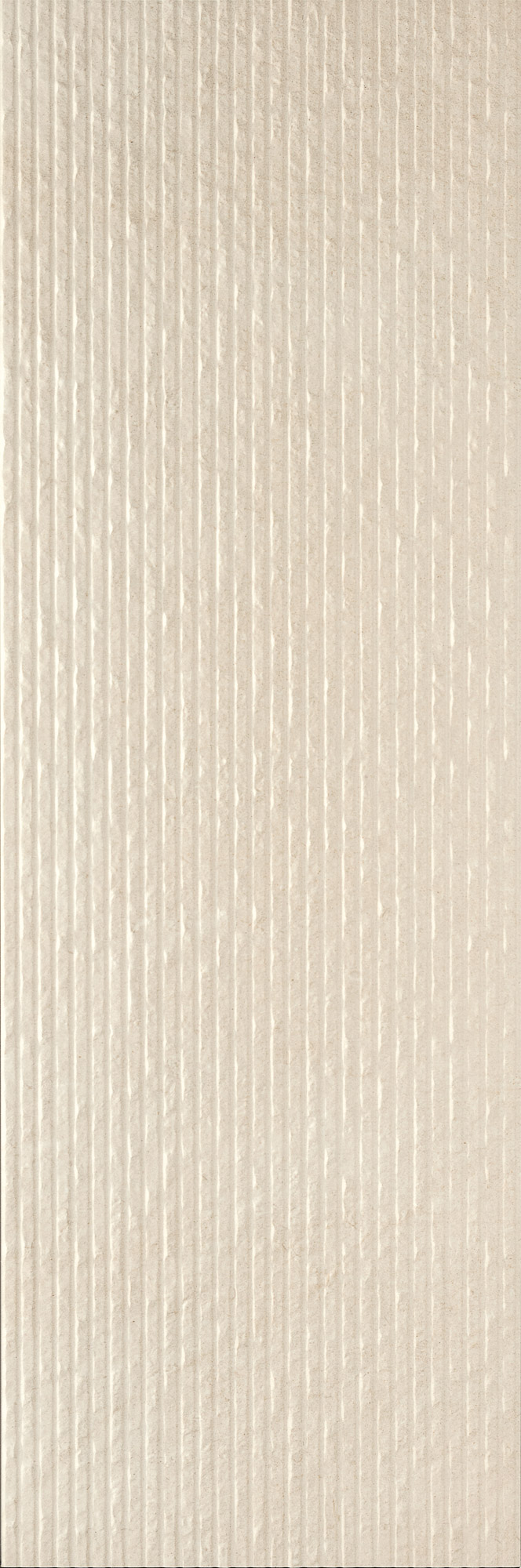 KRETA Wandfliesen 40x120cm Grau matt Wellenstruktur