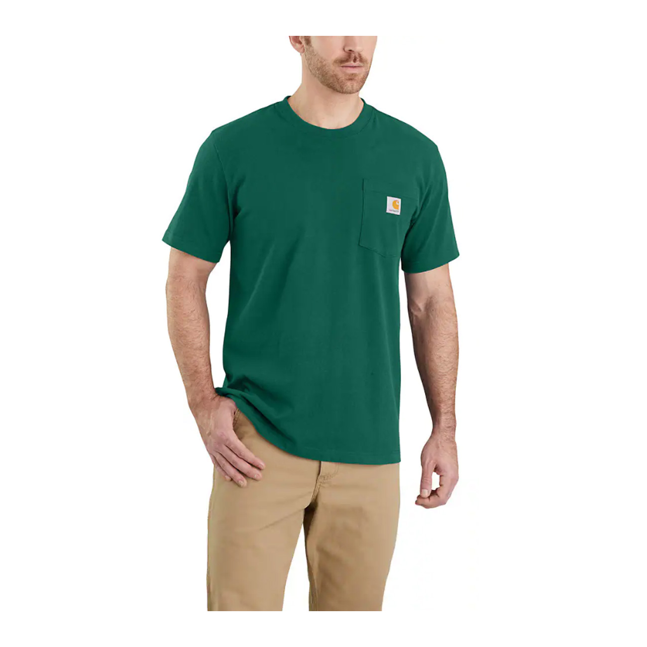 Carhartt Relaxed Fit Heavyweight S/S K87 T-Shirt grün