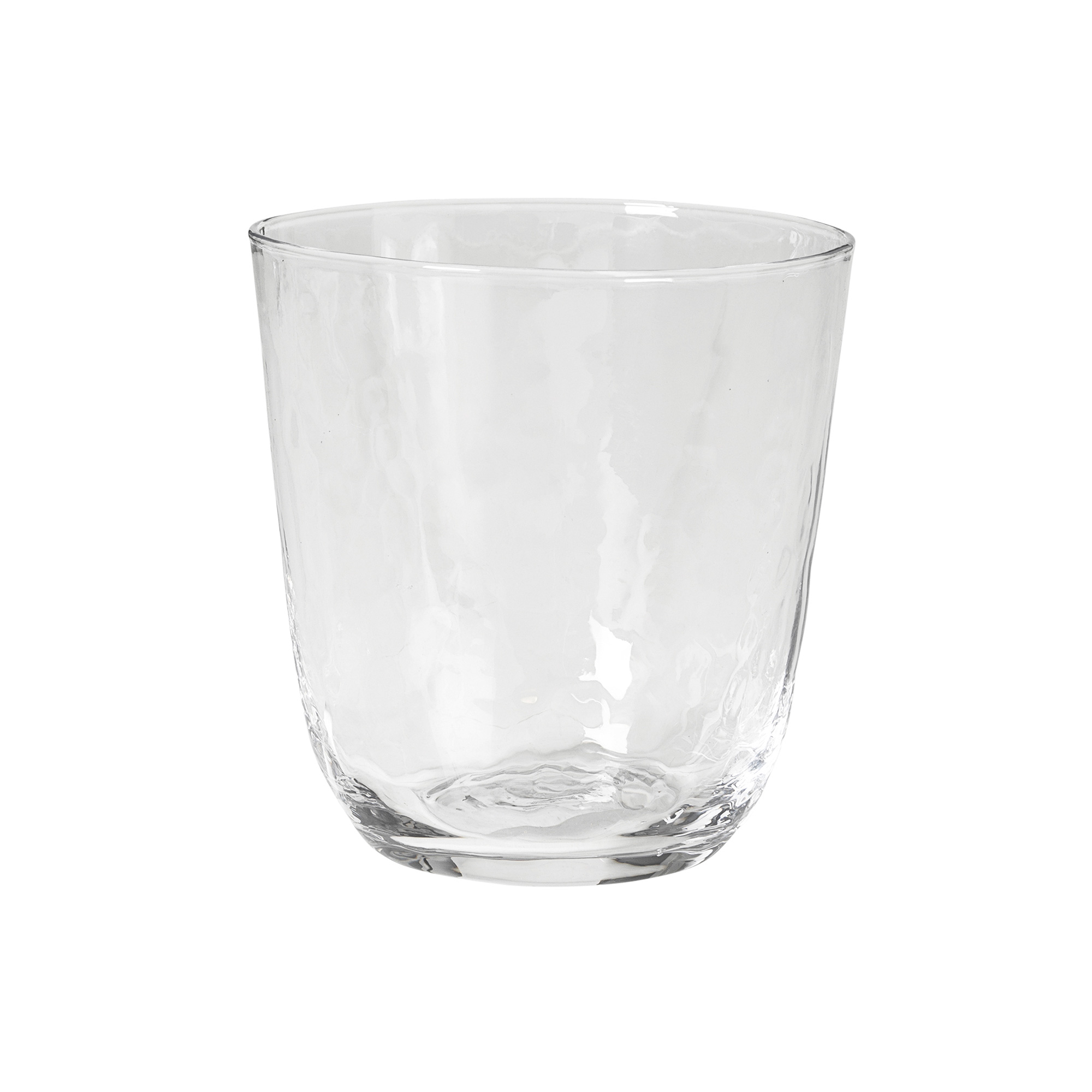 Broste HAMMERED Wasserglas 335ml Ø9x9cm klar
