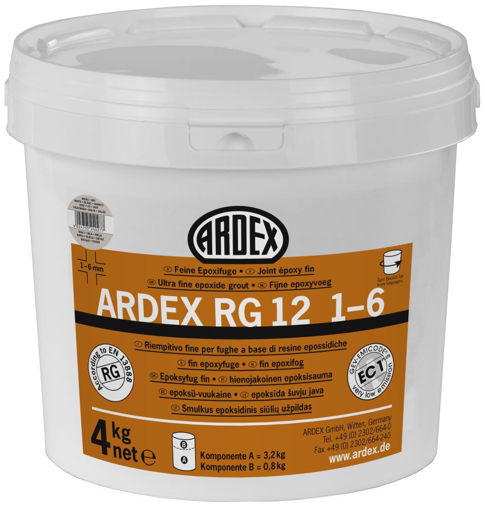 ARDEX RG12 Feine Epoxifuge 4kg grau