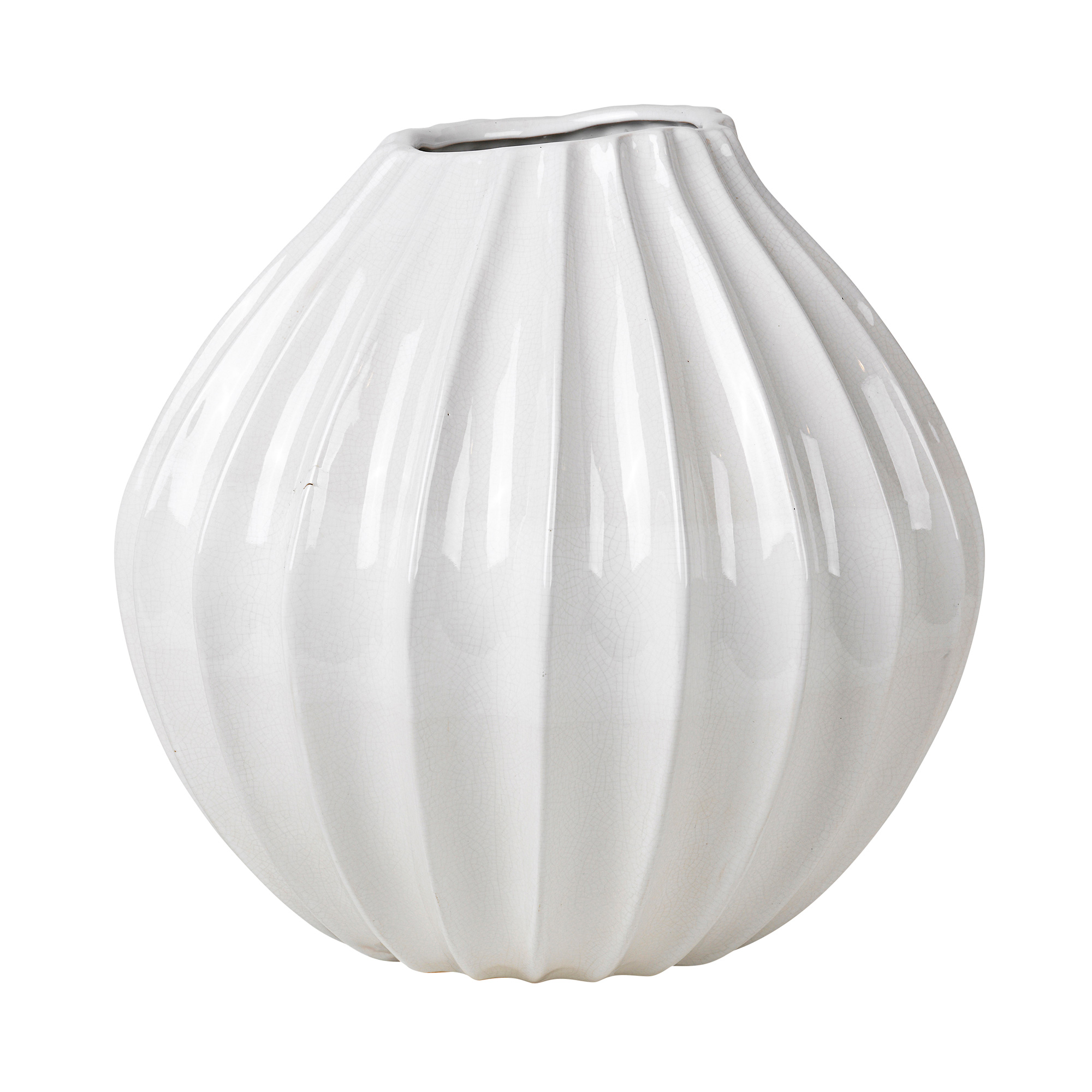 Broste Vase WIDE XL 40x40cm Elfenbein 