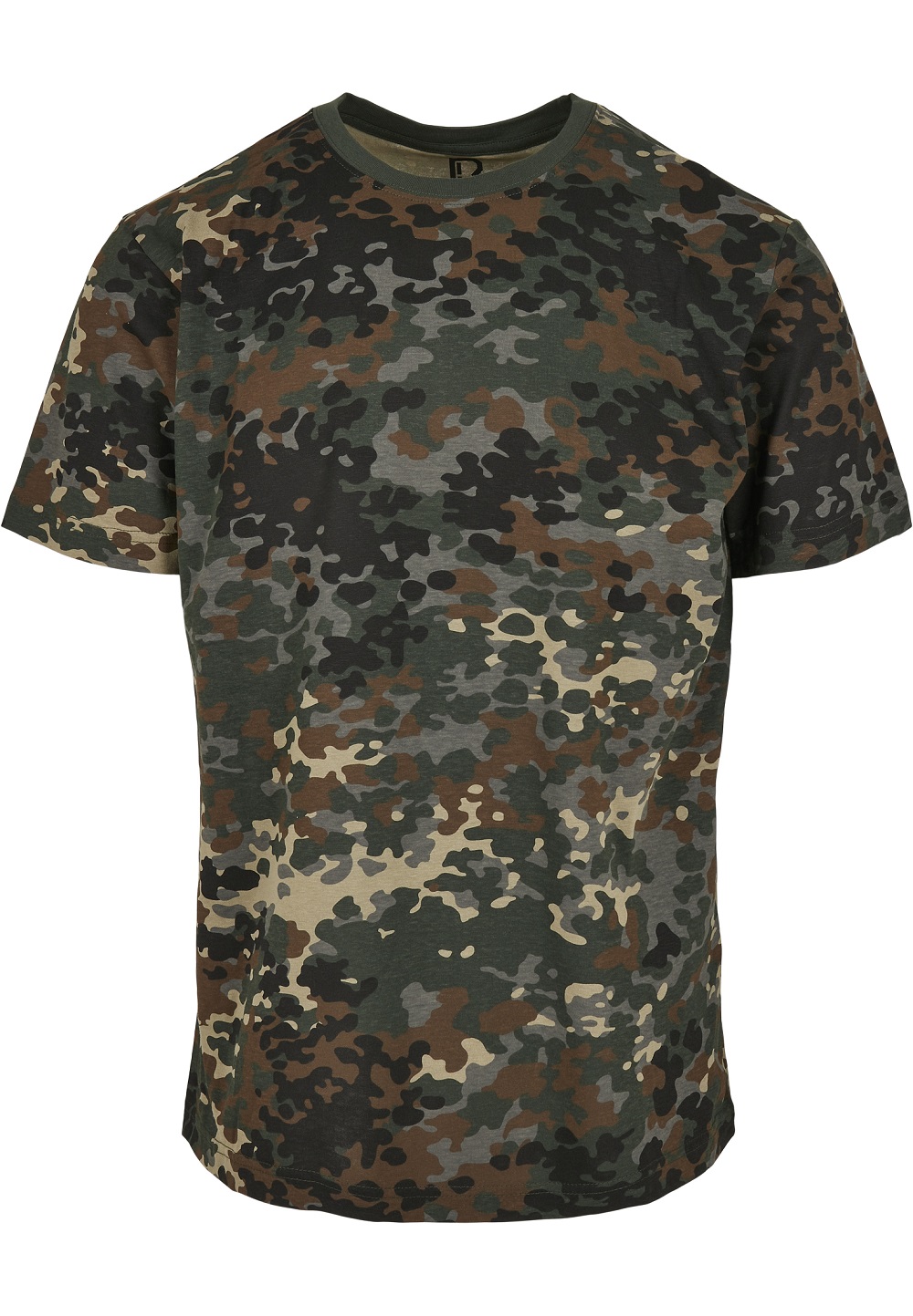 URBAN CLASSICS Brandit T-Shirt Flecktarn grün-braun M