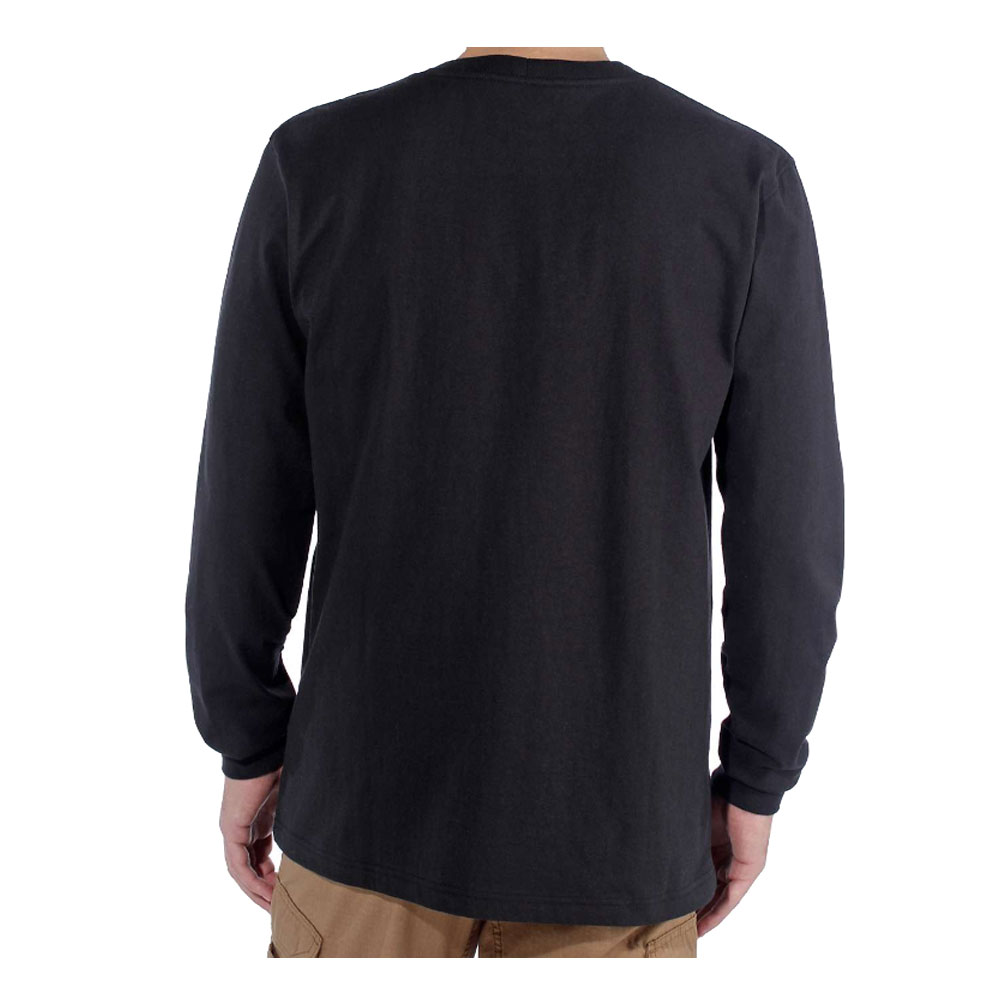 Carhartt Long-Sleeve Workwear Siganture Graphic T-Shirt schwarz XS