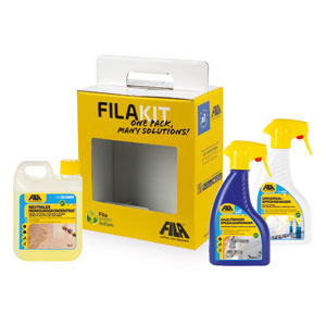 FILA Kit Unterhaltsreiniger Set: Cleaner Brio Via Bagno 