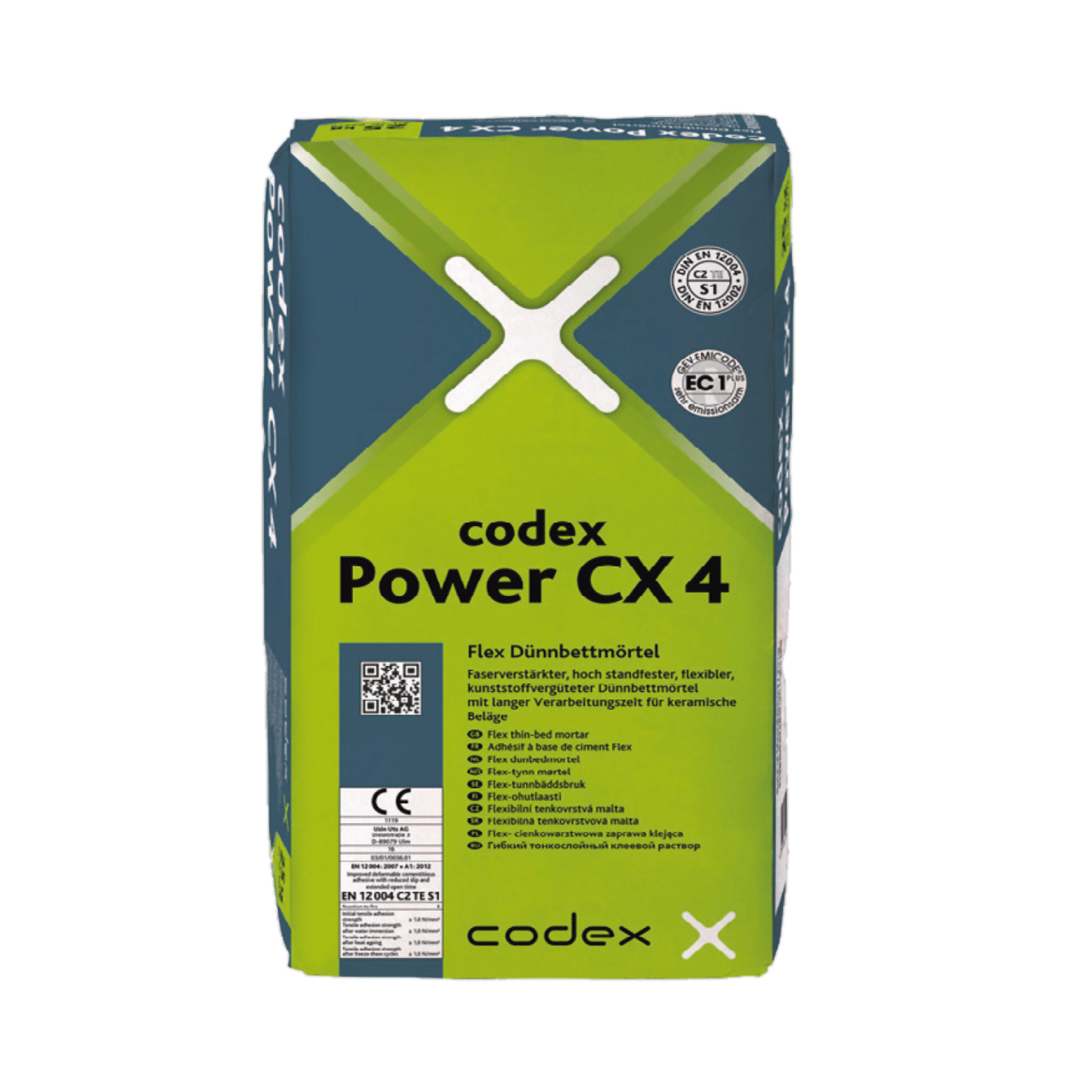 codex Power CX 4 Flex-Dünnbettmörtel - 25kg