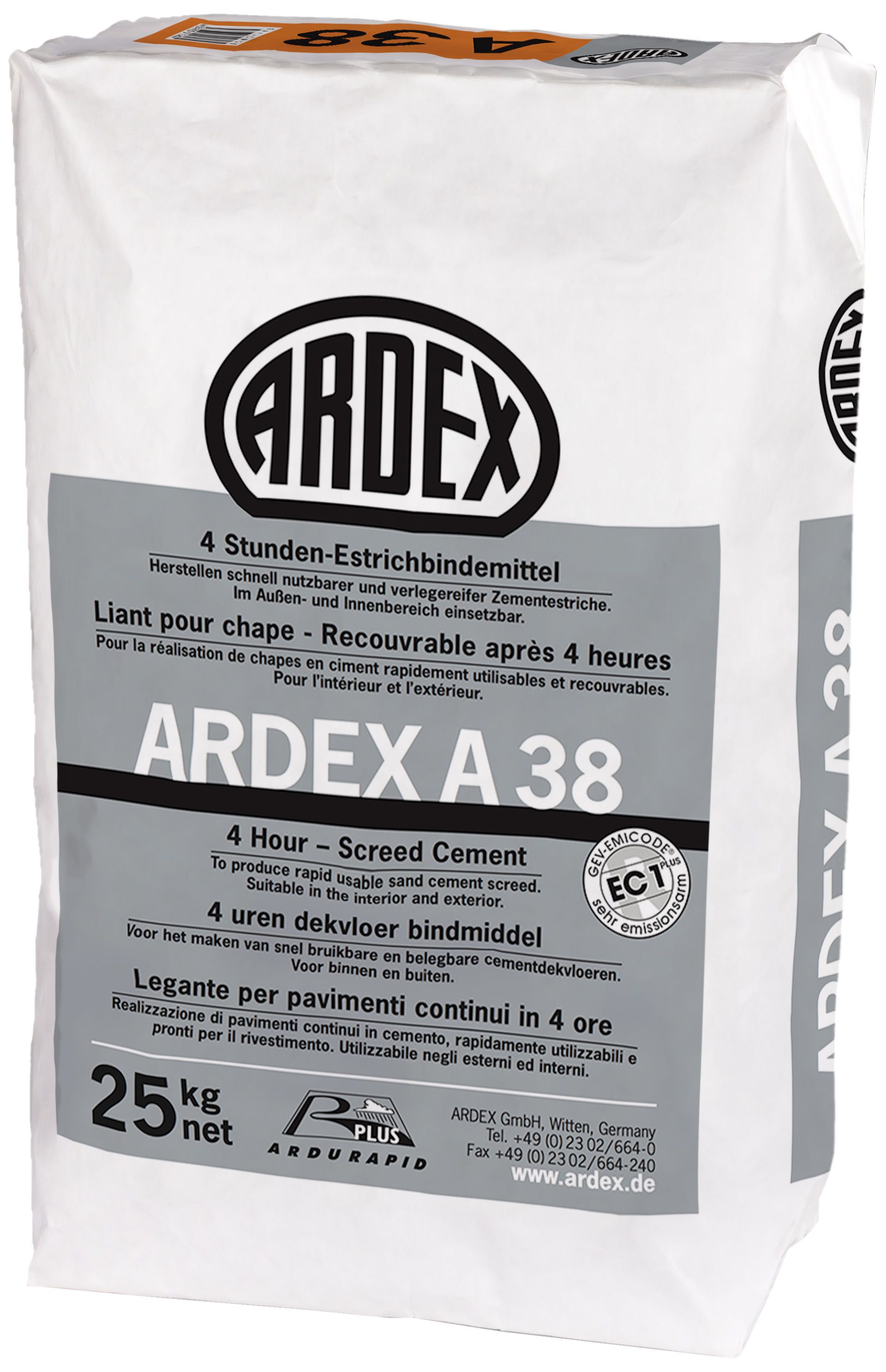 ARDEX A38 25 kg 4-Stunden-Estrichbindemittel