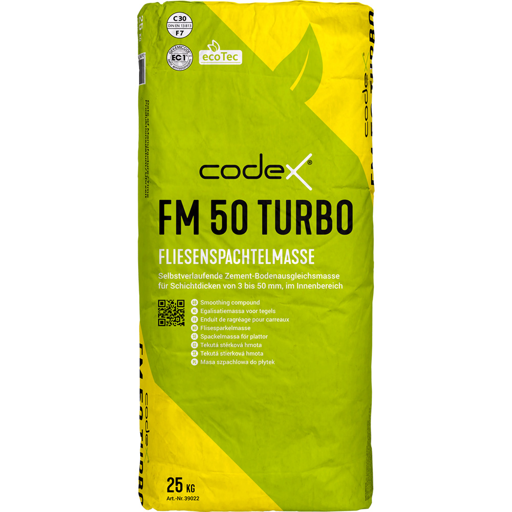 codex FM 50 Turbo Fliesenspachtelmasse - 25kg 