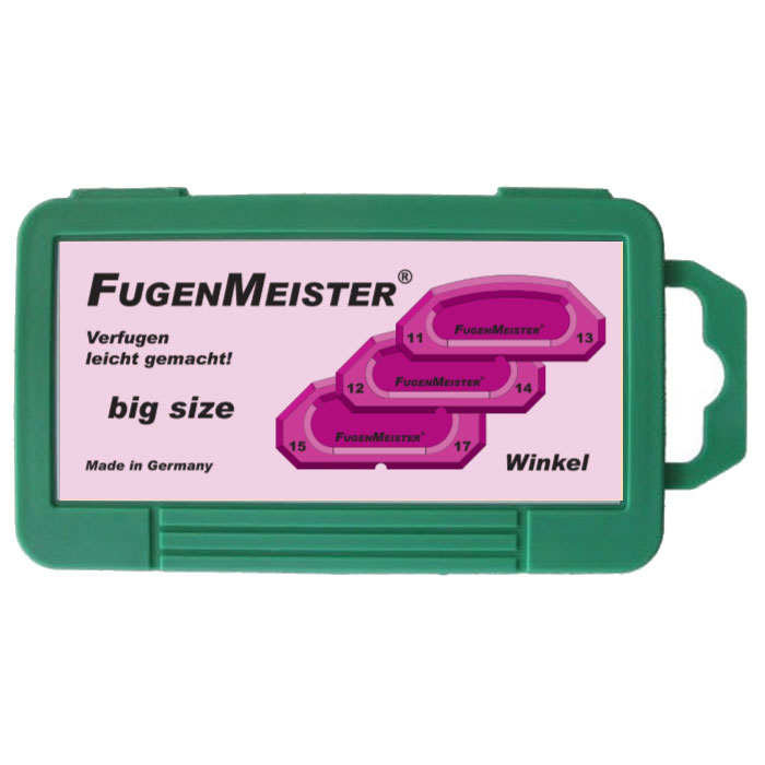 Fugenmeister GW-03 Winkelschablone, 3-teilig