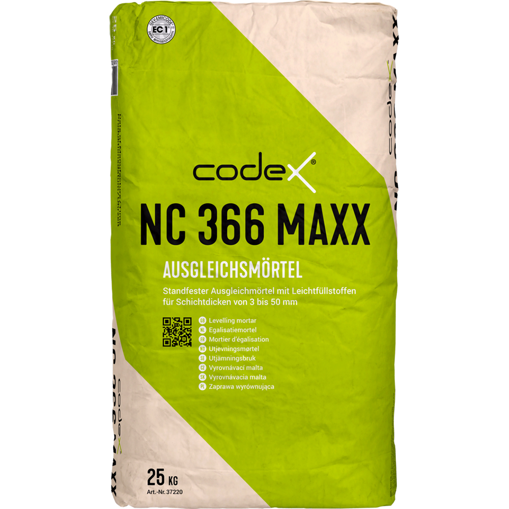 codex NC 366 Maxx Ausgleichsmörtel - 25kg 