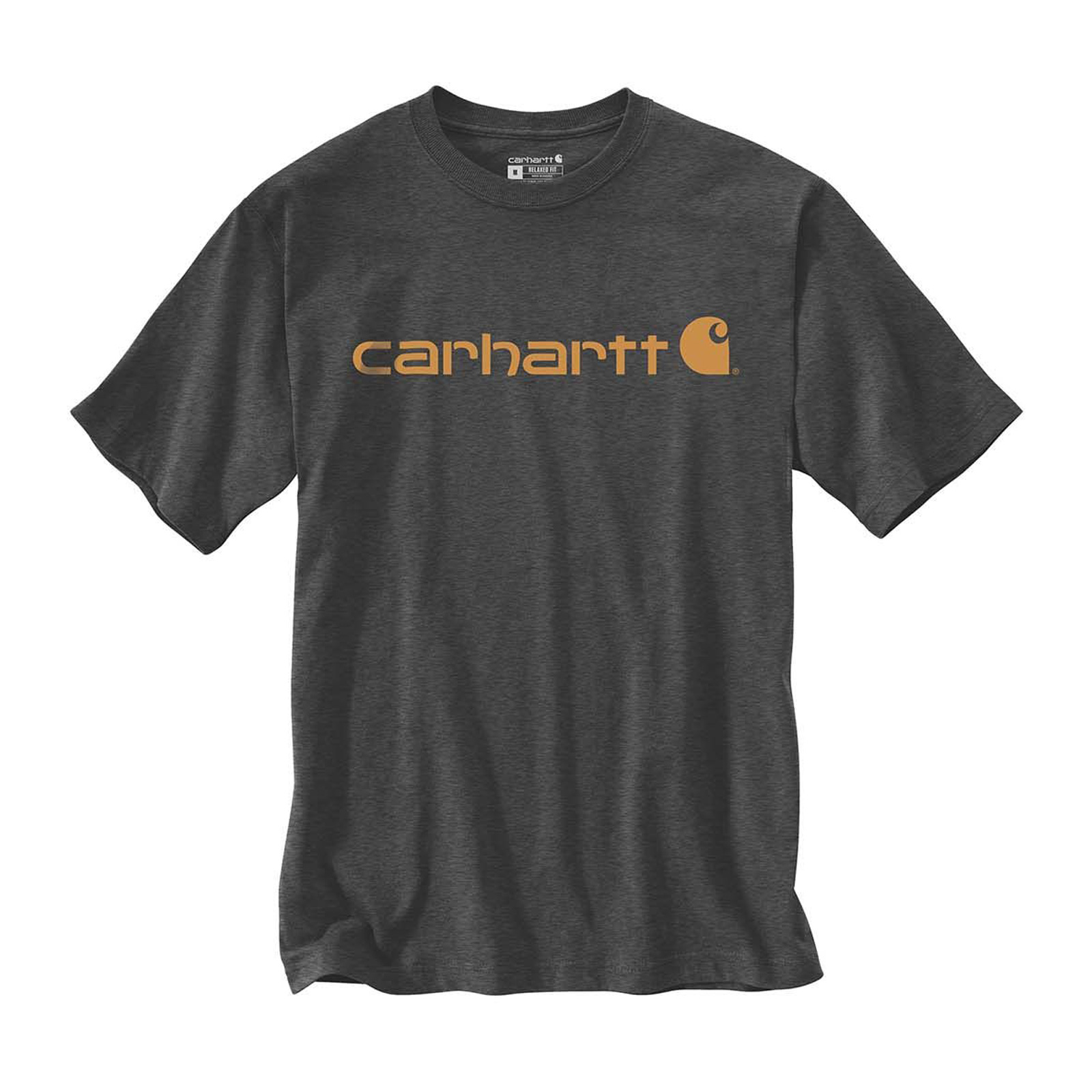 Carhartt Core Logo T-Shirt S/S Karbongrau S