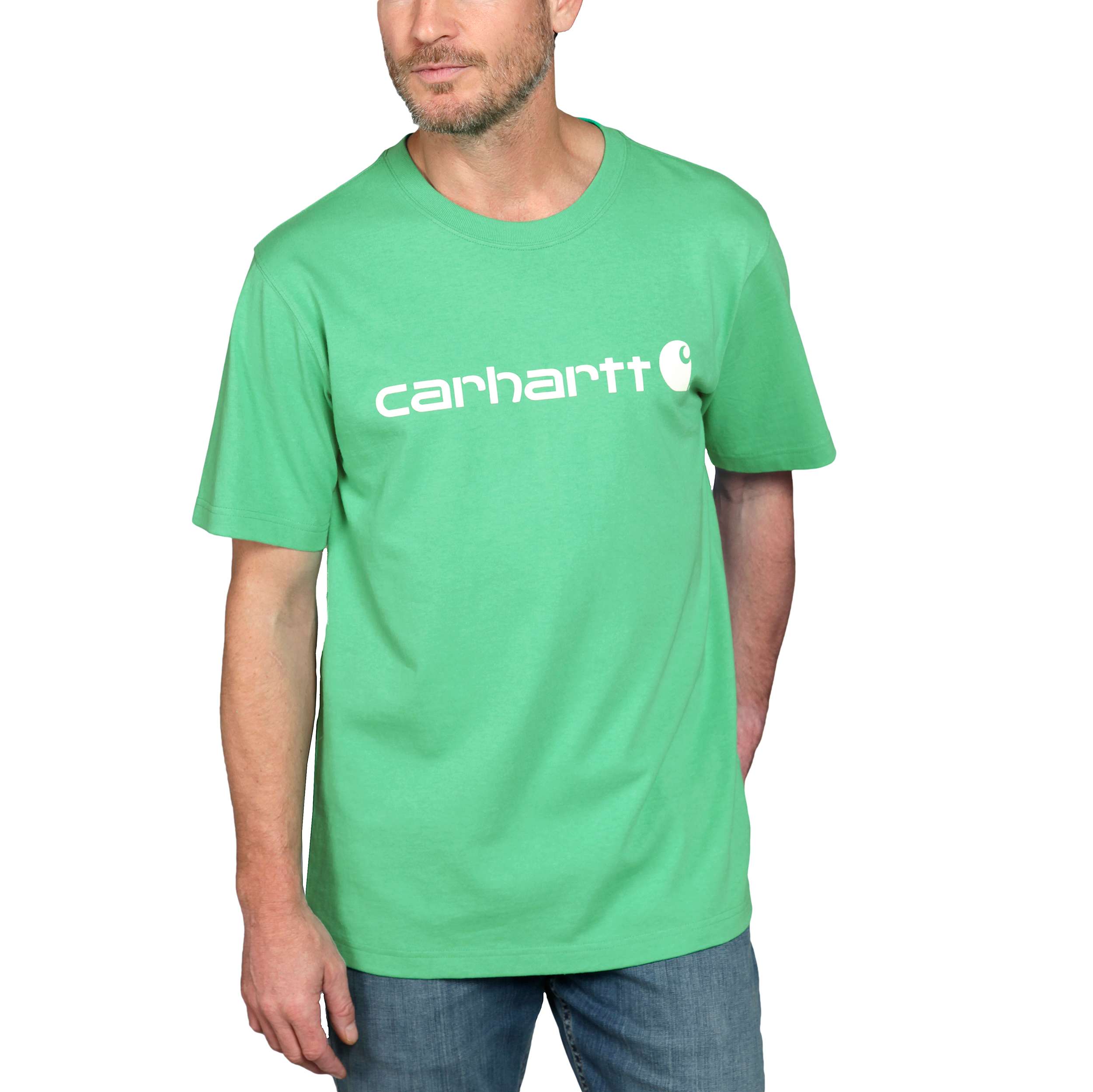 Carhartt Core Logo T-Shirt S/S malachite grün