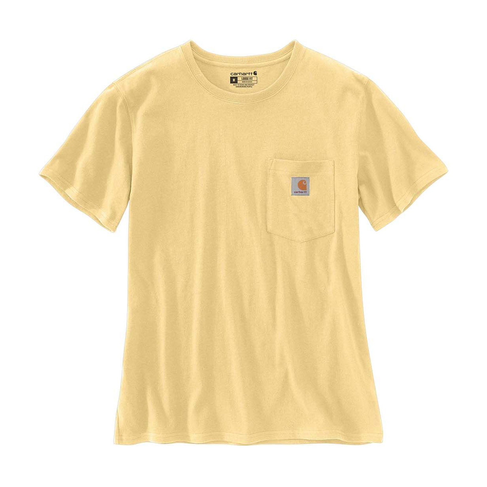 Carhartt Pocket Damen T-Shirt S/S Blassgelb XS