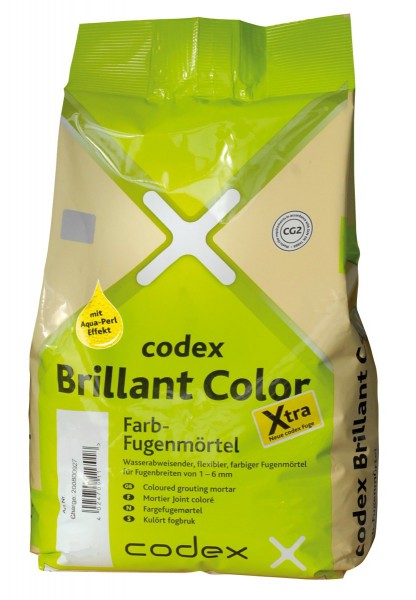 codex Brillant Color Xtra Farb-Fugenmörtel 5kg (ABVERKAUF) brilliantweiß