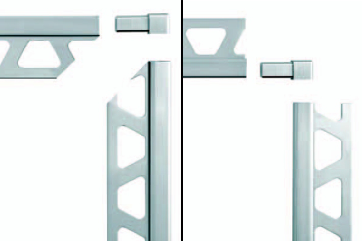 Schlüter Quadec-A/ED Außeneck 90° - Profil Aluminium Imitat