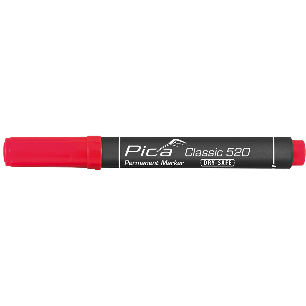 Pica Classic Permanent Marker rot 