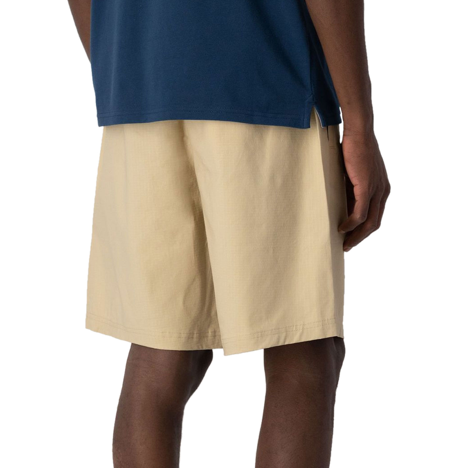 Champion Shorts aus Ripstop-Baumwolle mit C-Logo beige