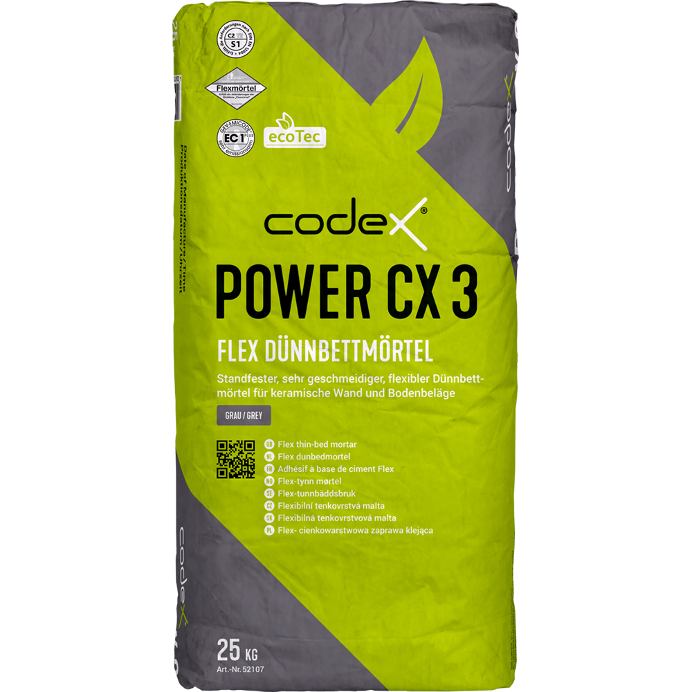 codex Power CX 3 Flex Dünnbettmörtel - 25kg