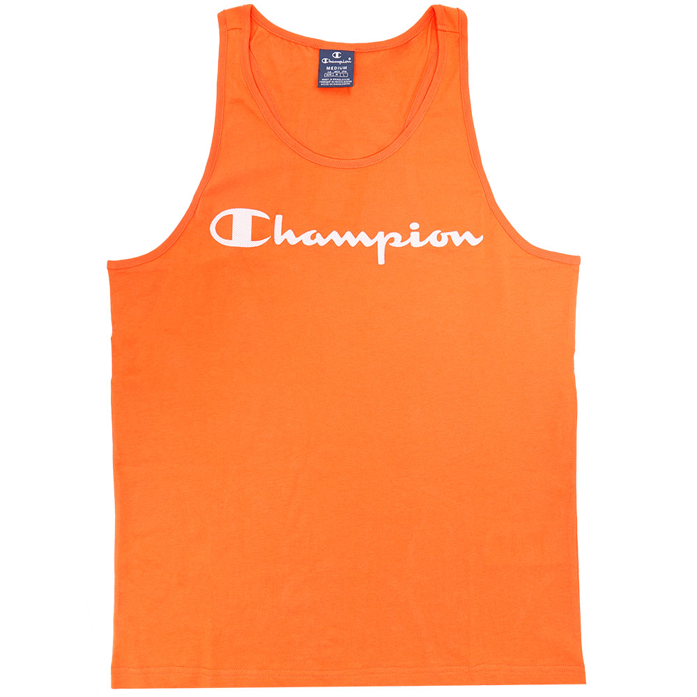 Champion Tanktop mit Logoschriftzug (ABVERKAUF) orange M