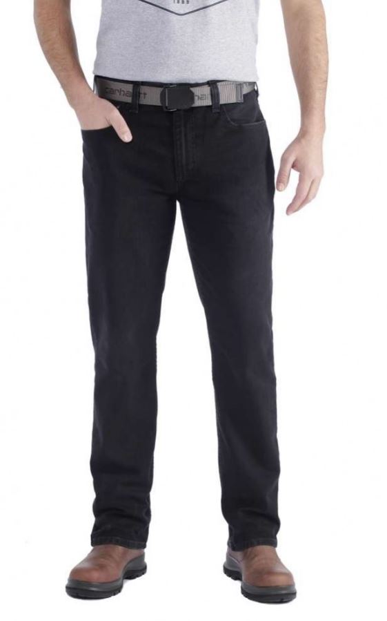 Carhartt Rugged Flex Relaxed Straight Jeans schwarz W30/L30