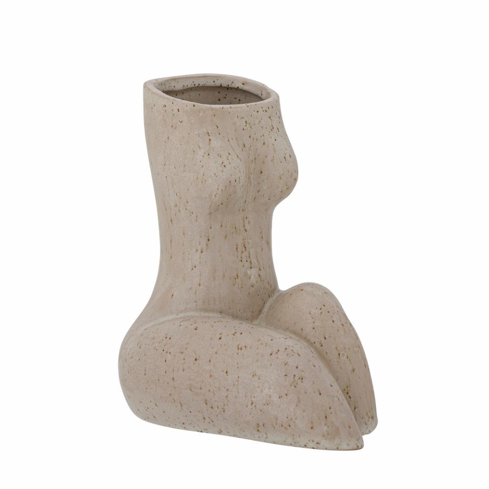 Bloomingville Charnel Vase Natur Steingut 
