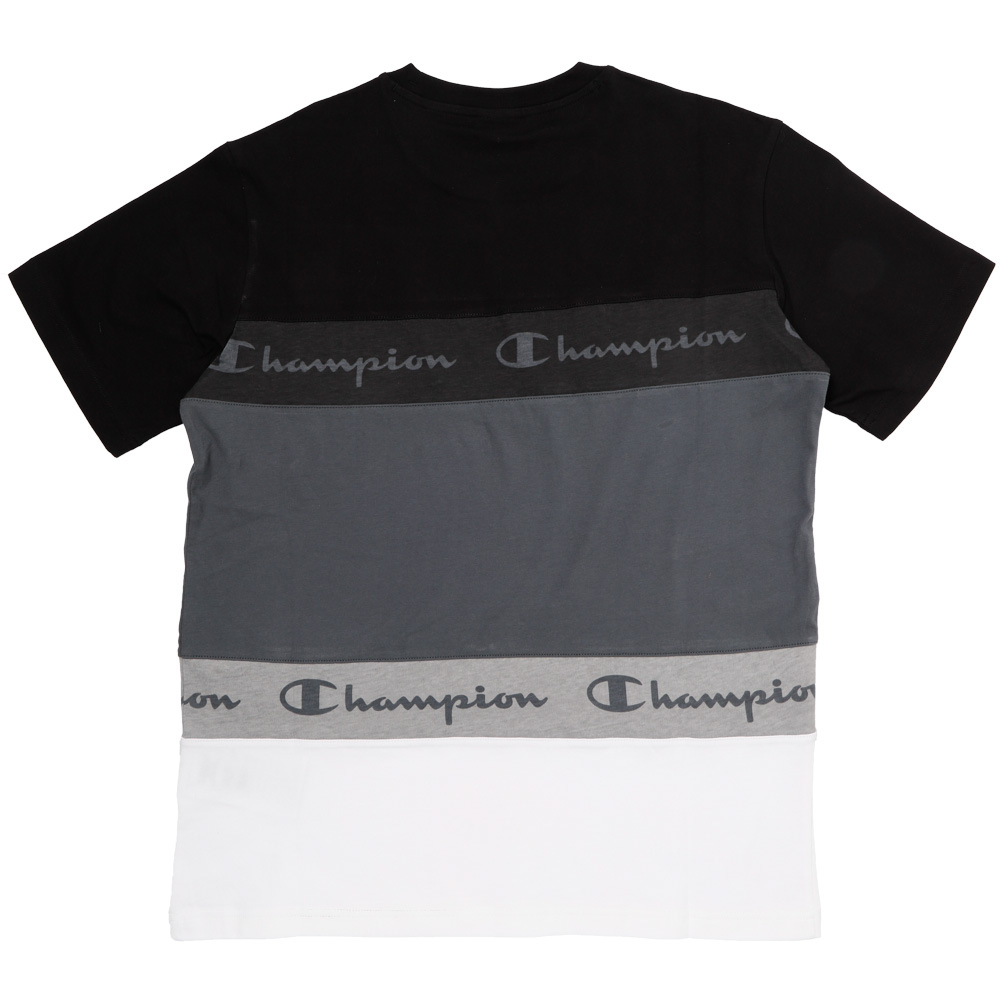 Champion T-Shirt (ABVERKAUF) grau weiß schwarz M