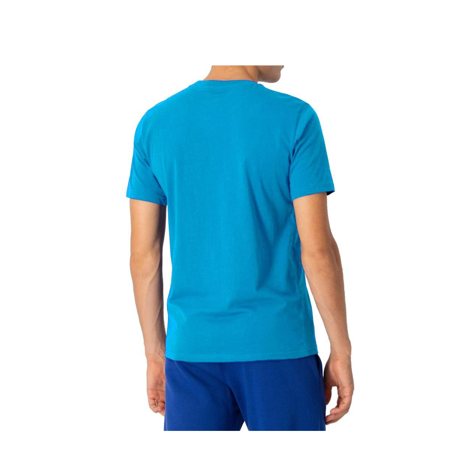 Champion T-Shirt im Comfort Fit mit Logo-Schriftzug hellblau